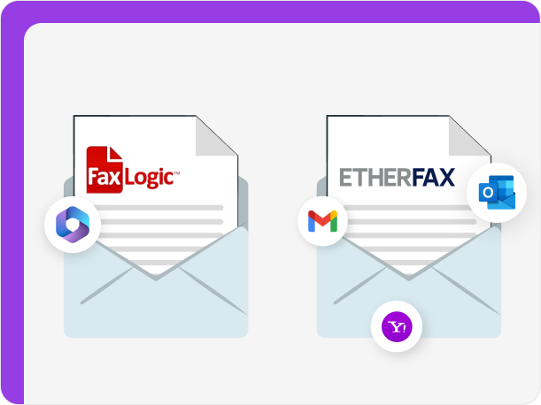 FaxLogic and ETHERFAX offers email faxing