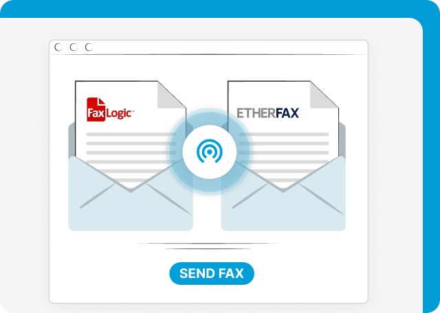 FaxLogic and ETHERFAX offers fax broadcasting