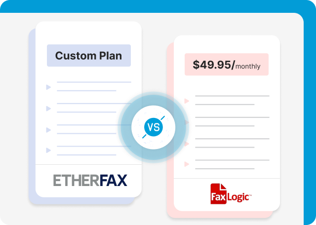 FaxLogic vs ETHERFAX pricing