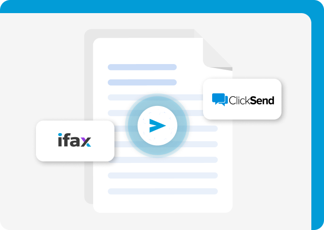 iFax and ClickSend can support bulk fax transmissions