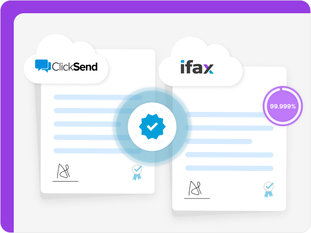 iFax and ClickSend excels in reliability