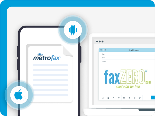 MetroFax has mobile apps unlike FaxZero