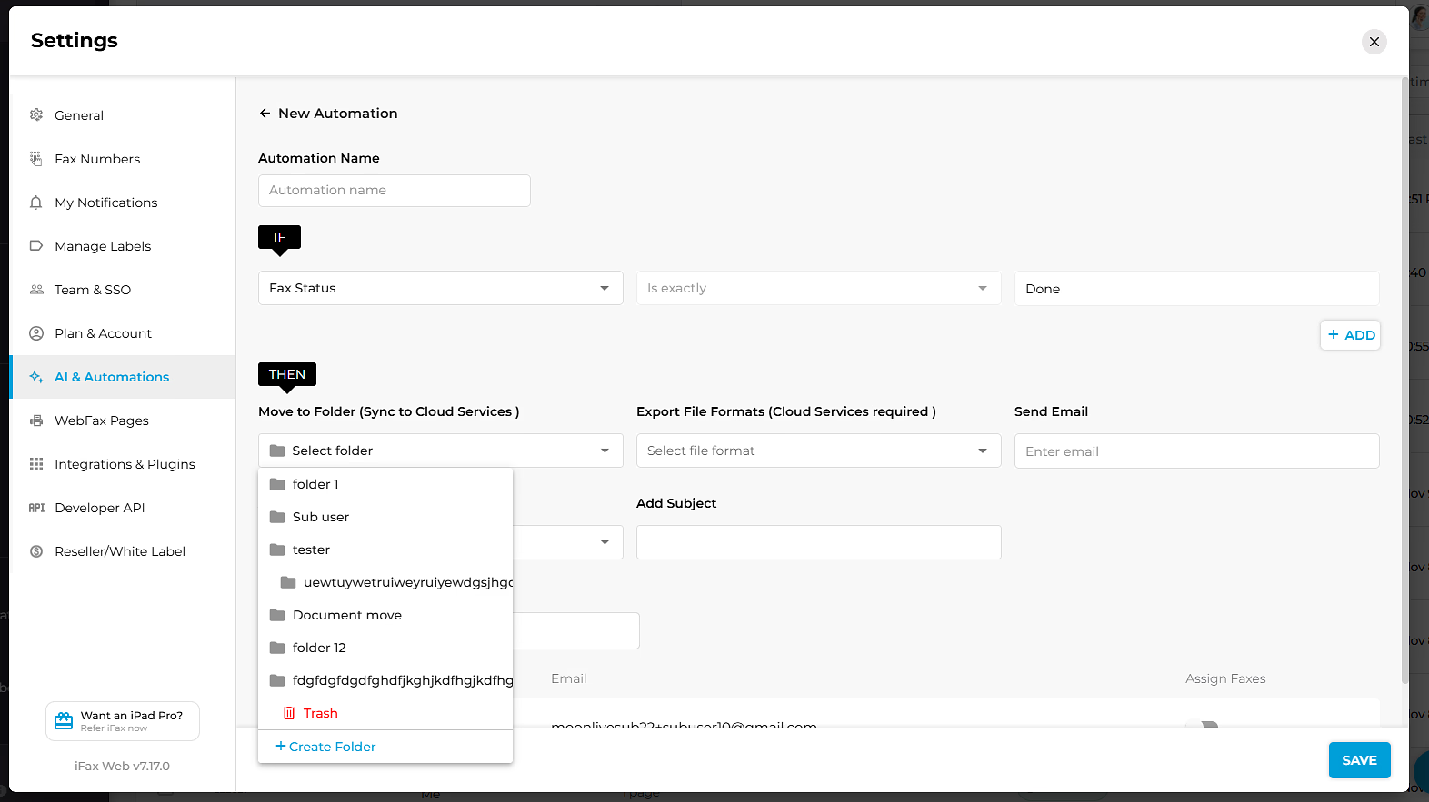 Automation for Archiving or Deleting Faxes Marked as DONE