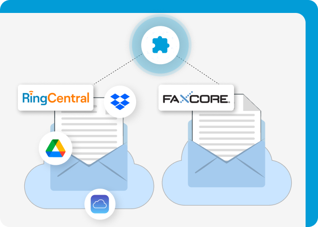 FaxCore and RingCentral support integrations