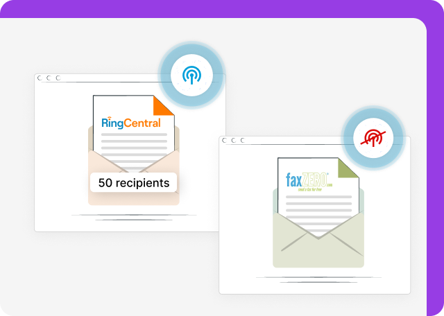 RingCentral is a good alternative to FaxZero for fax broadcasting