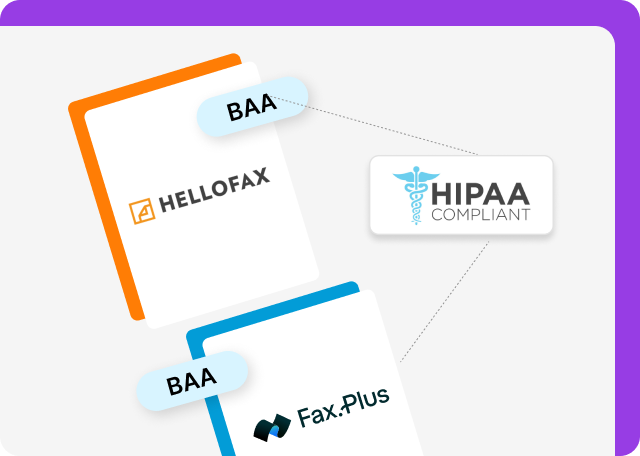 HelloFax and FaxPlus are HIPAA-compliant