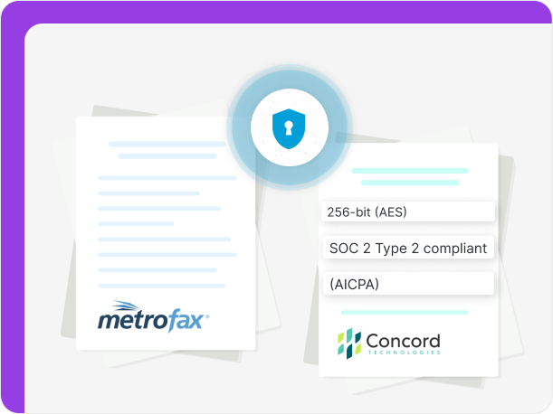 MetroFax and Concord offer different security features