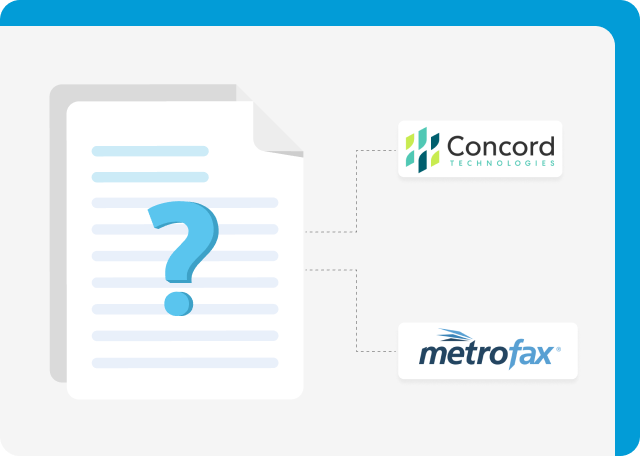 Choosing between Concord and MetroFax