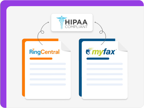 RingCentral and MyFax are HIPAA compliant