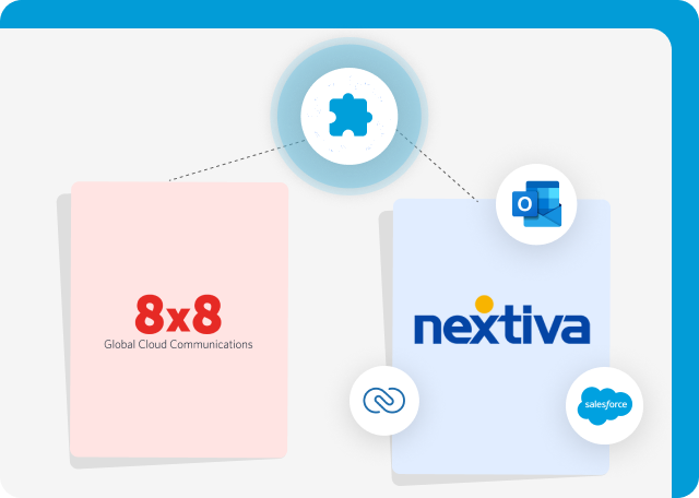 8x8 is a better Nextiva alternative for integrations