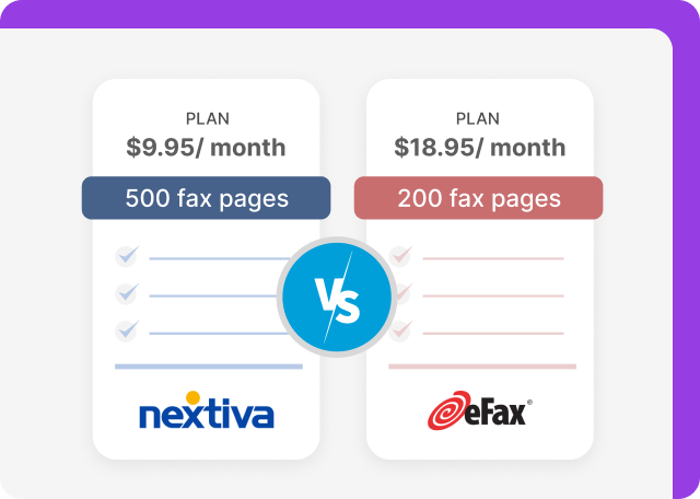 Nextiva is a cheaper eFax alternative