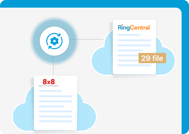 8x8 and RingCentral have APIs