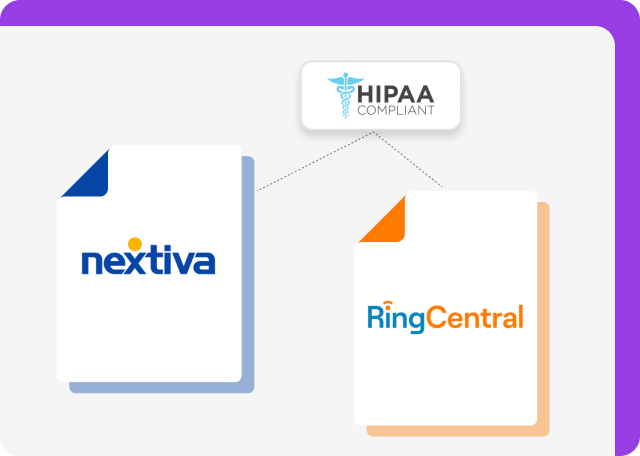 RingCentral and Nextiva are HIPAA-compliant