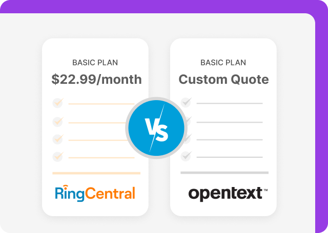 RingCentral offers clear monthly plans