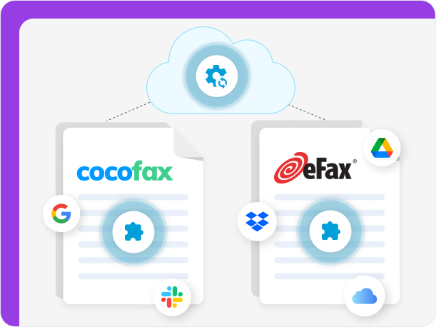 eFax and CocoFax have plenty of integrations available