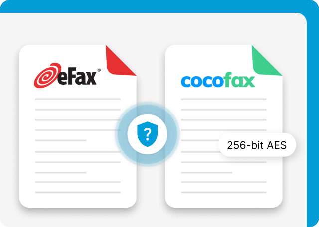 Cocofax and eFax are both secure