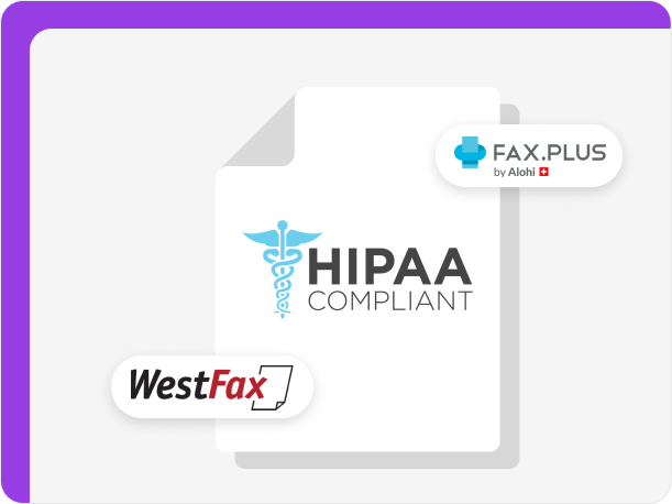 WestFax and Fax.Plus are HIPAA compliant