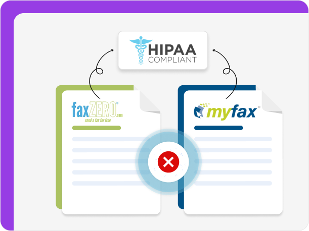 Neither FaxZero or MyFax comply with HIPAA