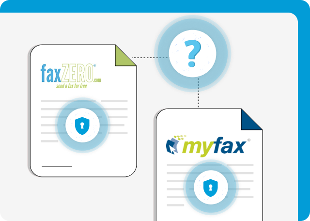 FaxZero and MyFax offers basic security