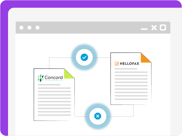 Concord and HelloFax handle fax monitoring differently