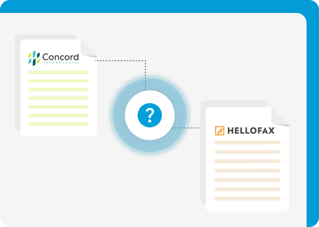 HelloFax vs Concord