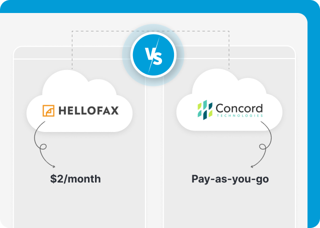 Concord vs HelloFax API