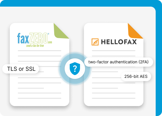 HelloFax vs FaxZero security