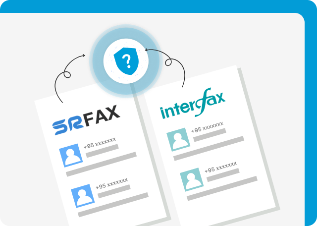 It's easy to port numbers on both Interfax and SRFax