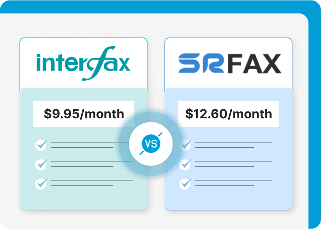 Interfax vs SRFax pricing