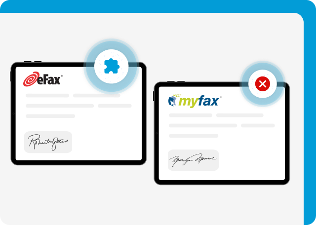 MyFax is not a good eFax alternative for eSigning