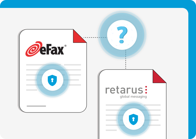 eFax and Retarus are both safe fax services