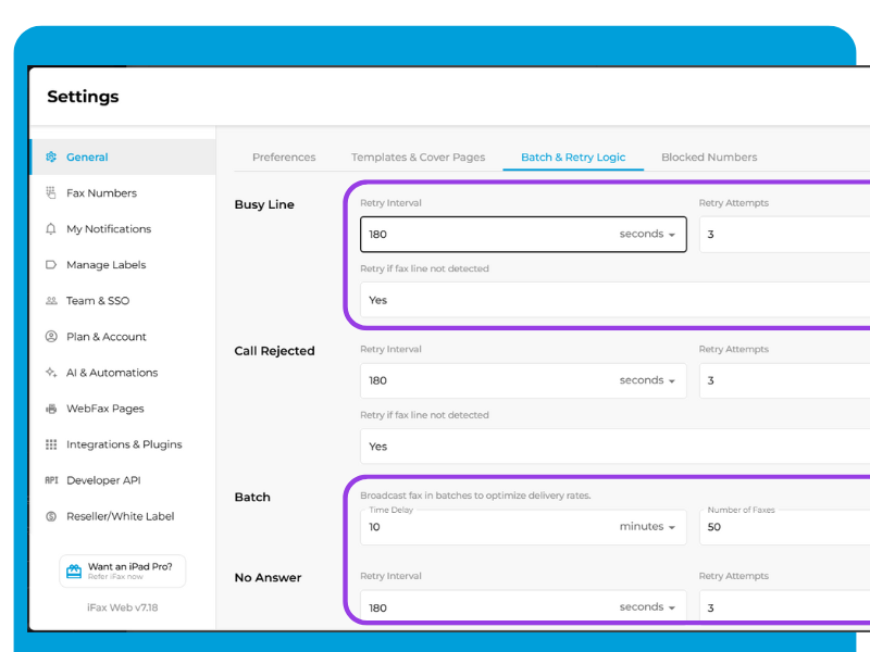 Quickly Preview Broadcast Fax With Mail Merge Fields