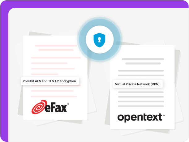 eFax is a secure OpenText alternative