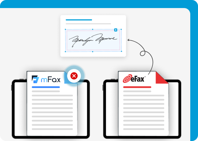 eFax is a better alternative to mFax for eSigning